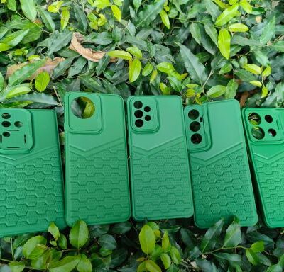 IMPORTED SILICON SOFT ANTI-SLIP PHONE COVER : GREEN