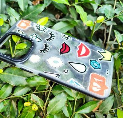 Cute Smile Design Transparent iPhone 13 Pro Max Case