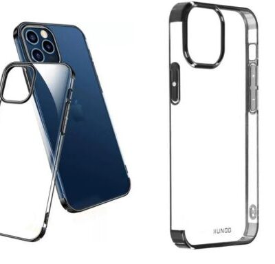 XUNDD Electroplated Shockproof Clear iPhone Case-Blue