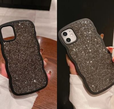 Black-artificial Macaron iPhone 12 & 12 Pro Case