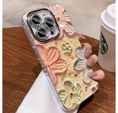 Classy Floral Oil Painting iPhone Case