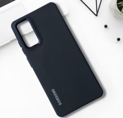 Samsung M34/ F54 Black Silicon Case With Ring