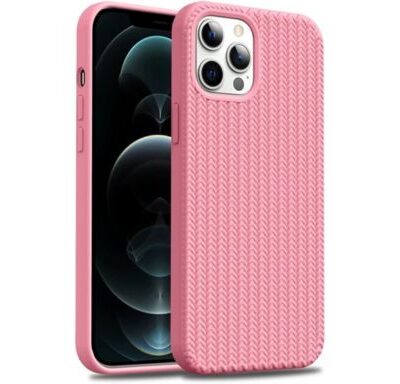 Woven Pattern Liquid Silicone iPhone Case