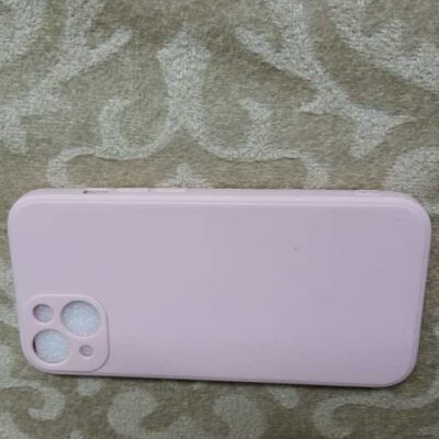 Light pink silicon cover for iPhone 13 & 14