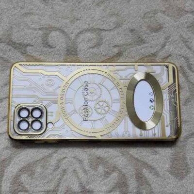 Samsung A 22 5G/ Samsung Galaxy F42 5G Time Machine Printed Mobile Covers With Camera Lens(BLUE Colour)
