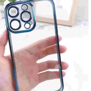 Electroplated Green Transparent Case For iPhone 12 Pro